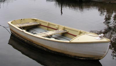 A boat at Strahan