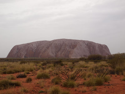 Uluru in the wet